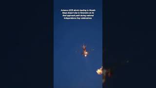 Avianca Airbus A320 aborts landing to Mundo Maya International Airport due to fireworks | #aviation