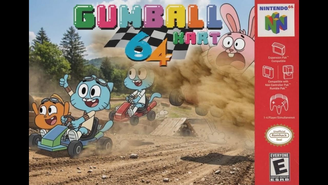 Gumball Kart 64 (MK Hack) [N64]