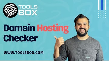 How To Use Domain Hosting Checker | WWW.TOOLSBOX.COM