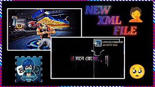 Bangla Sad liyer xml file ...💖❤️‍🩹 New Trending Xml..!🌈💫Xml File📁||  Xml File Alight Motion || screenshot 2