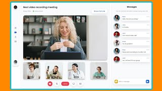 Full Responsive Meeting Platform UI Design Using HTML & CSS Only With Free Source Code Update