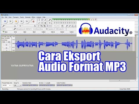 Video: Bagaimana cara mengonversi file WAV ke mp3 dengan audacity?