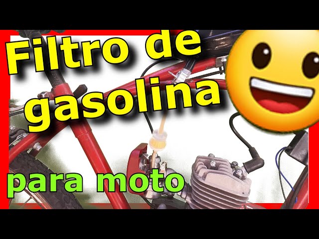 COMO CAMBIAR FILTRO DE GASOLINA A MOTONETA 