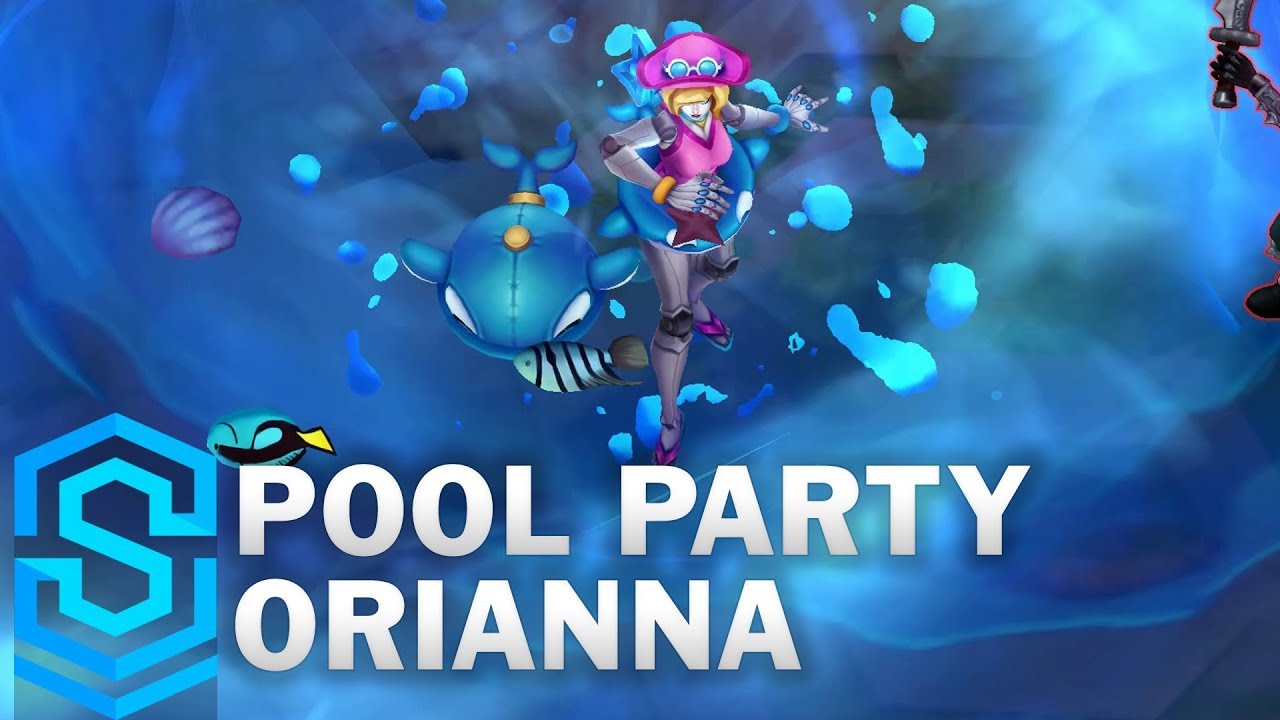 Pool Party Orianna Skin Spotlight Pre Release League Of Legends Youtube
