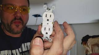 DIY Simple Electric outlet and LED light conversion install