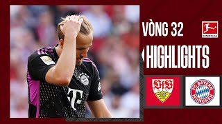 Highlights Stuttgart - Bayern Munich | Hùm xám "ngủ mơ" trước đại chiến với Real Madrid