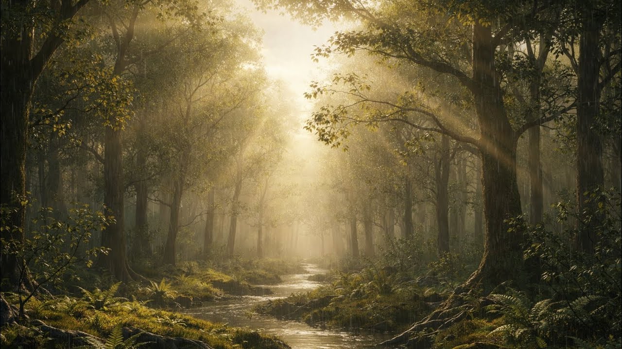 Heavy Rain in the Jungle 🌿 Relax & Sleep #RainSounds #ForestAmbience
