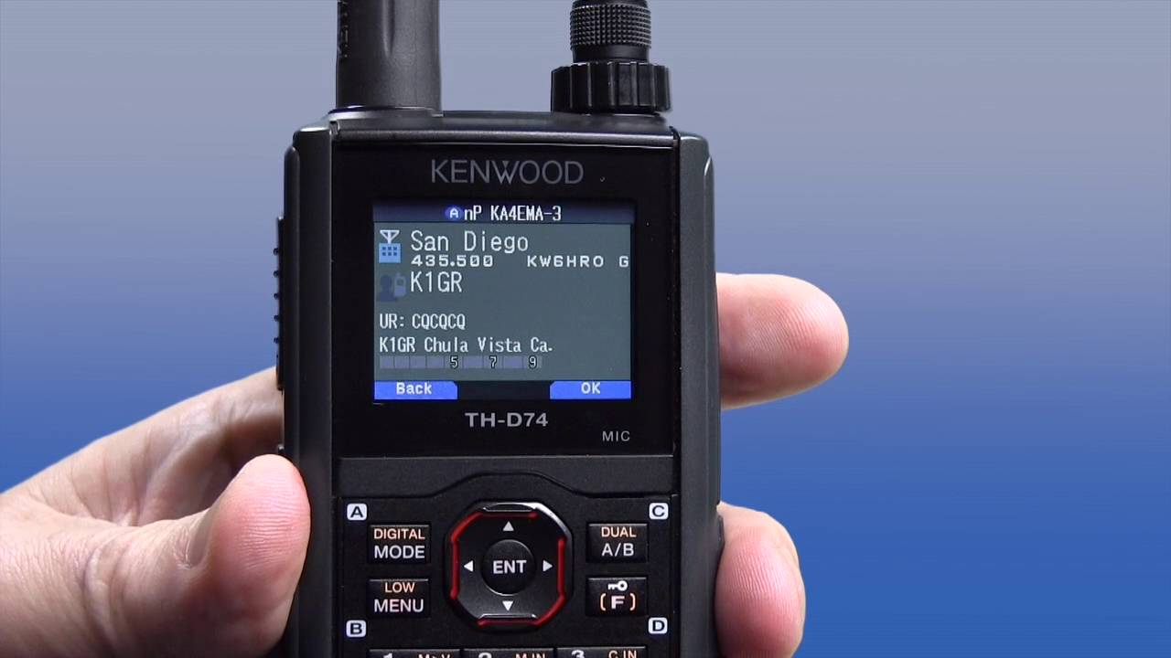 Kenwood TH-D74 Voice Guidence