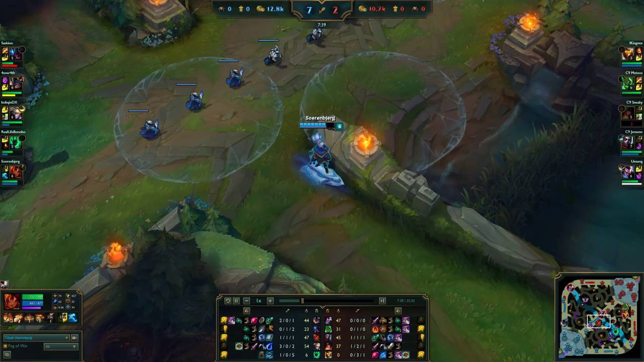 TSM Bjergsen Taliyah vs Ekko NA LOL Challenger