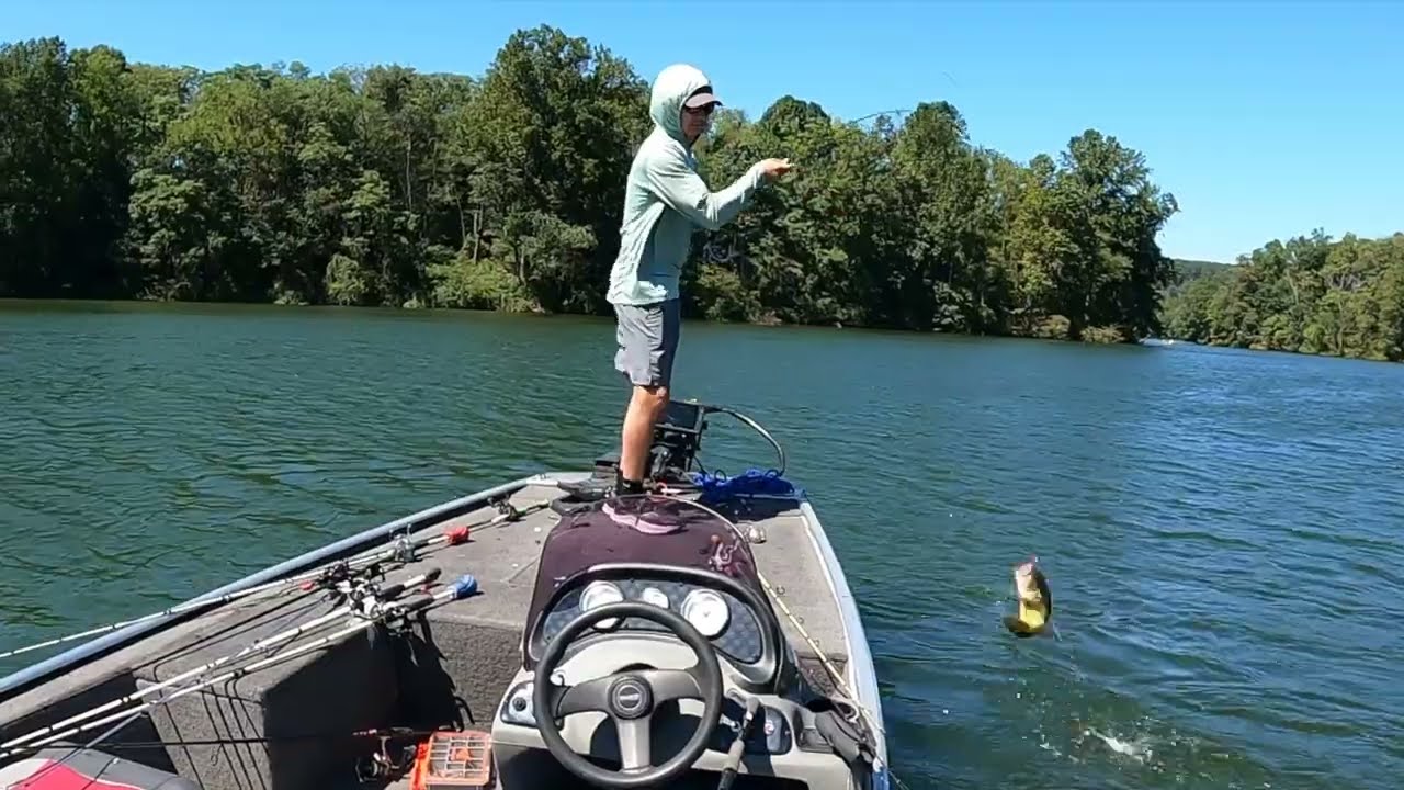 Early September Bass Fishing   (it's getting tough)