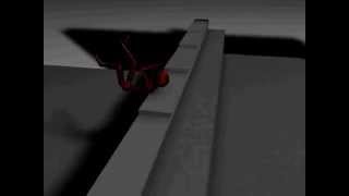 Parkour endorphin cinema 4D test