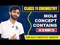 MOLE CONCEPT CONTAINS IN 20 MINUTES || 11th CLASS CHEMISTRY || CHEM Talks
