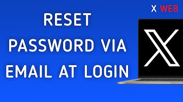 How To Reset Password Via Email At Login On X (Twitter) Web On PC (New Update)