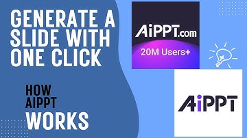 AiPPT - Generate AI-Powered Slides With AI Presentation Maker (How AiPPT Works)