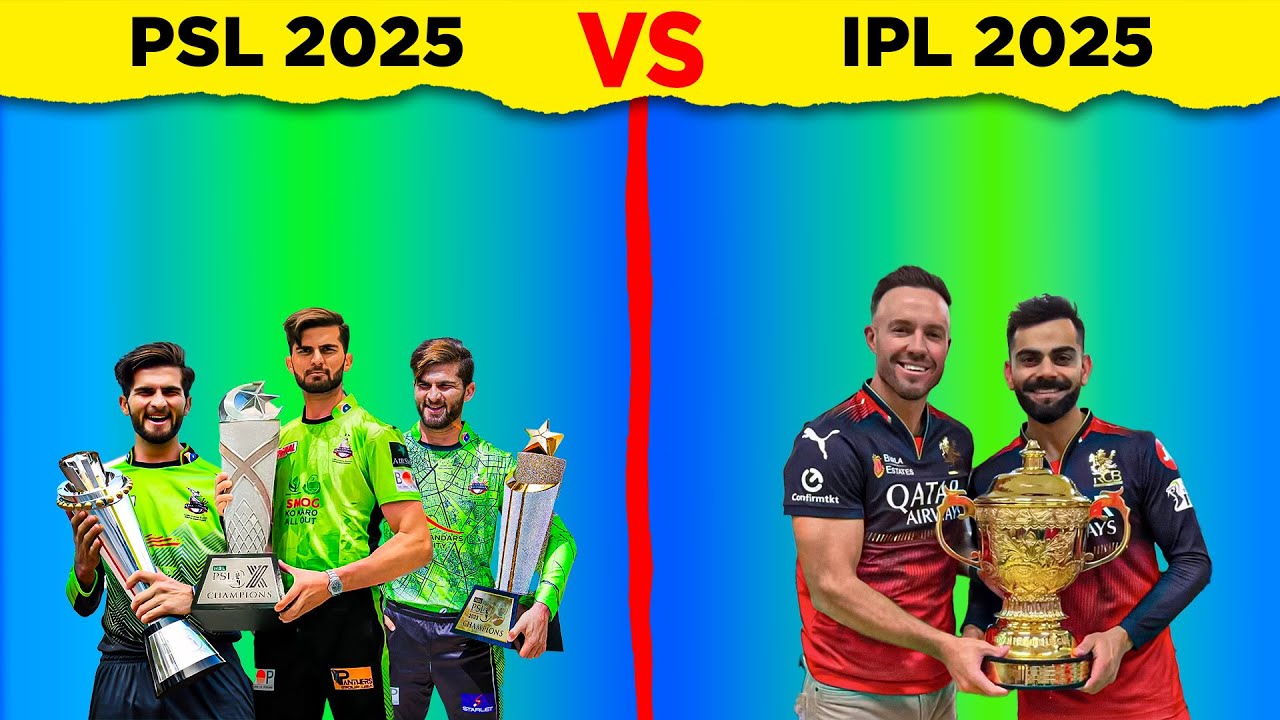 IPL 2025 VS PSL 2025 Full Comparison | Peak Cricket
