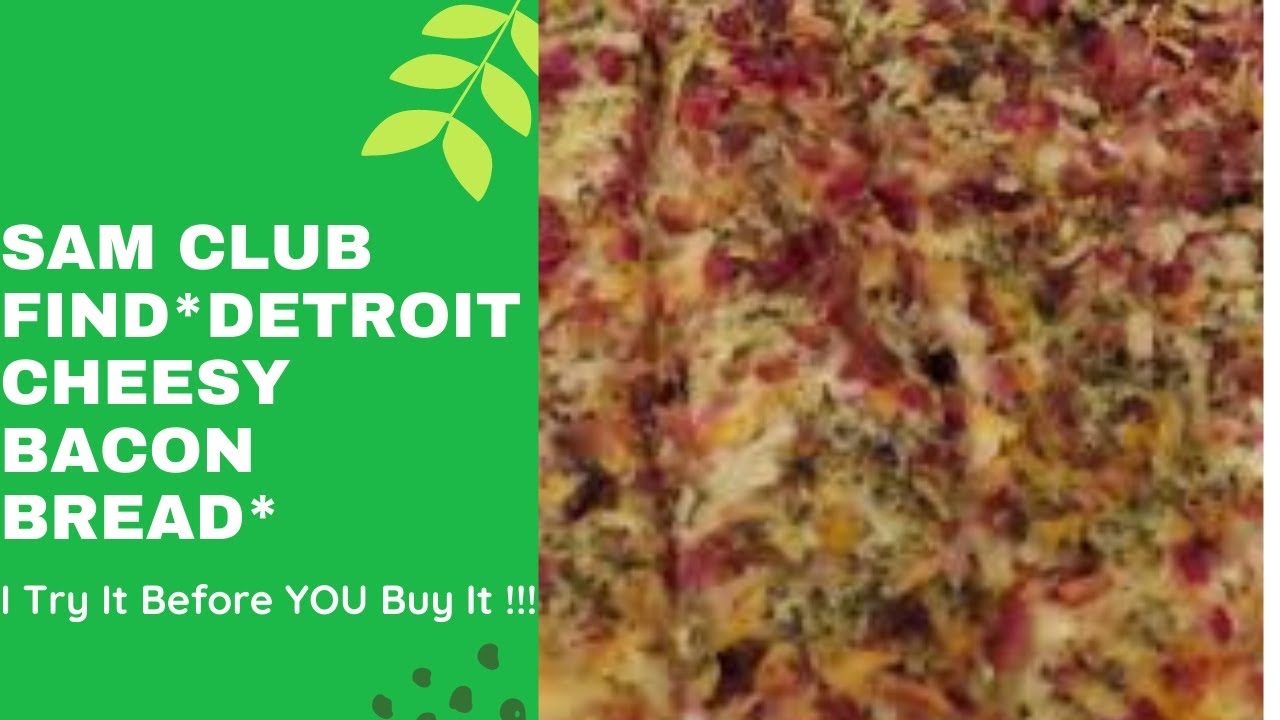 Motor City Pizza Bacon Cheesy Bread**Sam's Club Find*** I Try It Before