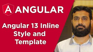 Angular 13 Inline Style and Template | Urdu & Hindi