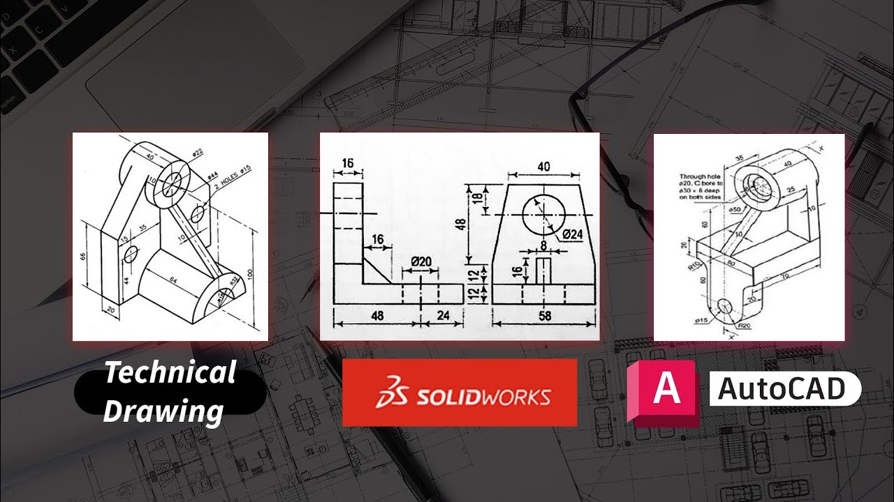 Sample Drawingd Sample drawings for Engineering Drawing - YouTube