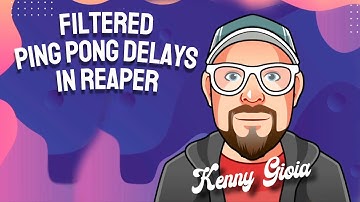 Filtered Ping Pong Delays in REAPER