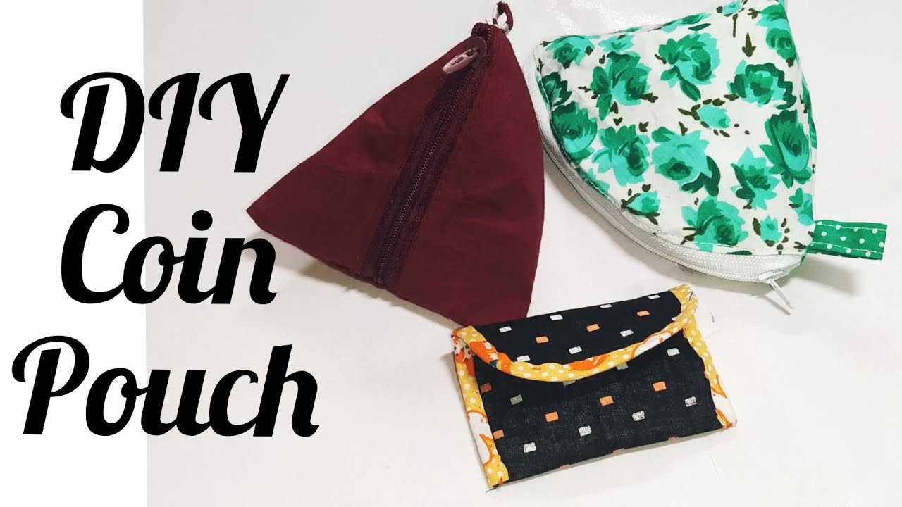 DIY Coin Pouch DIY 3 different Mini Pouch Pouch making episode 8