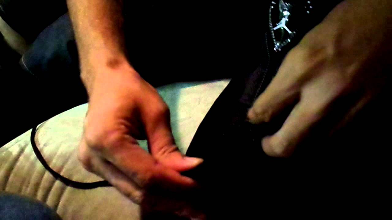 How to lace up Jordan true flights - YouTube