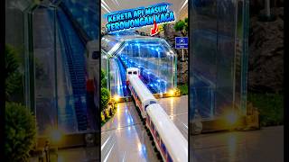 Kereta api indonesia masuk terowongan misterius#keretaapi #train #localtrain #fyp