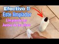 ✅ como LIMPIAR RAPIDO AL 100% LAS JUNTAS - LECHADAS de los PISOS DE CERAMICA DE LA COCINA Y DEL BAÑO