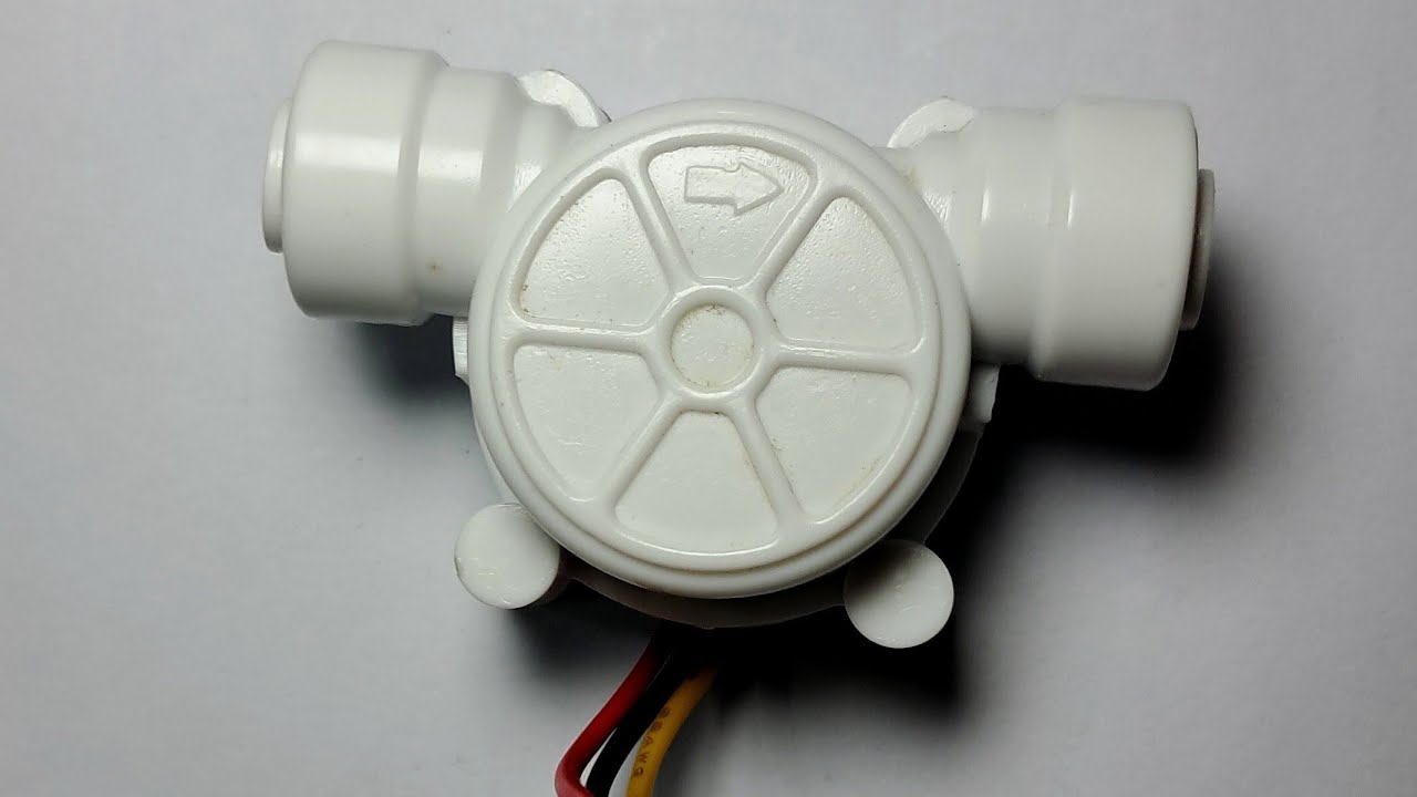Water flow sensor explained - YouTube