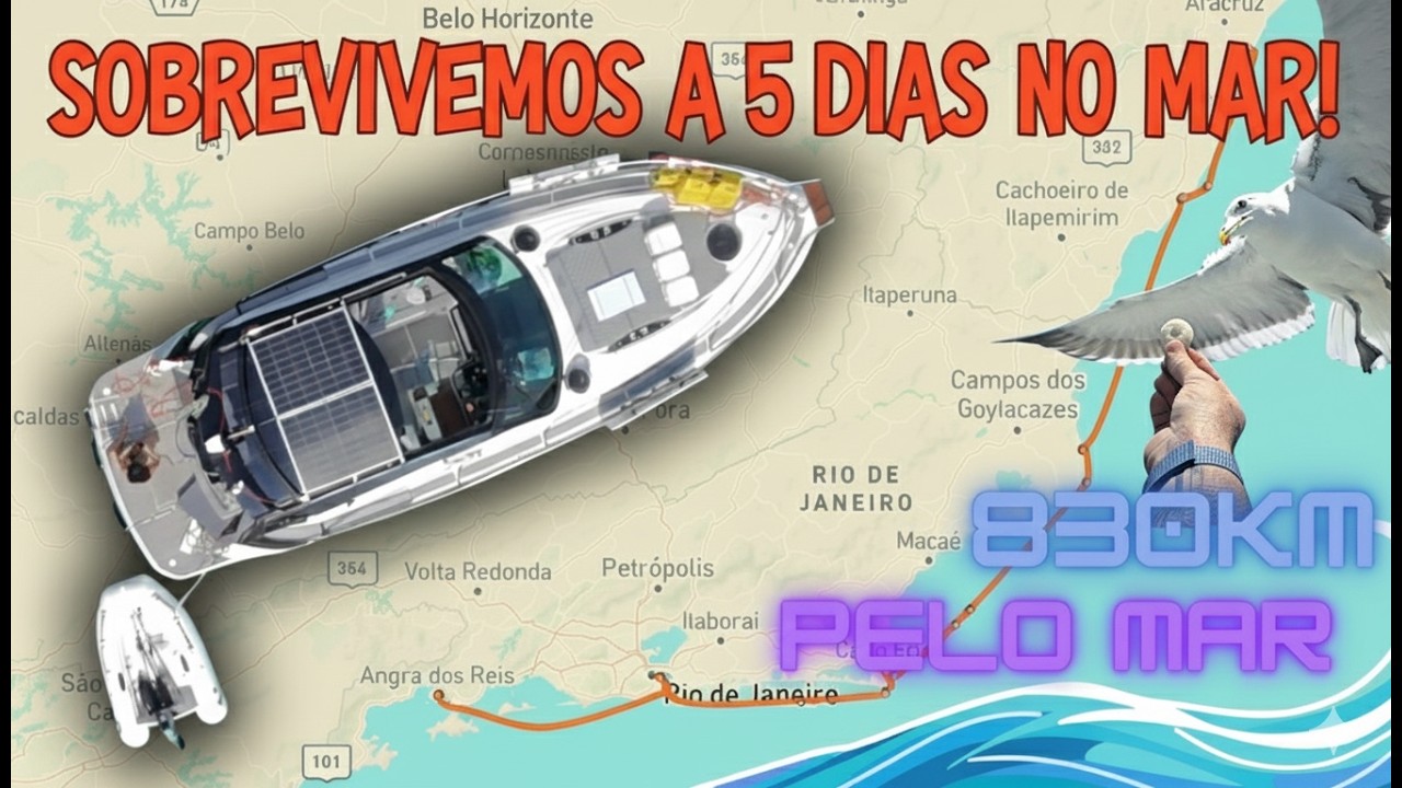 Missão Impossível! | 830km pelo mar em uma lancha de 30 pés | Episódio 3/3