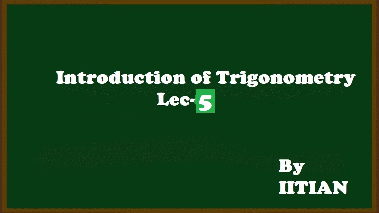 Class X | Math| CBSE| NTSE| Trigonometry lecture 5|Eduwheel India