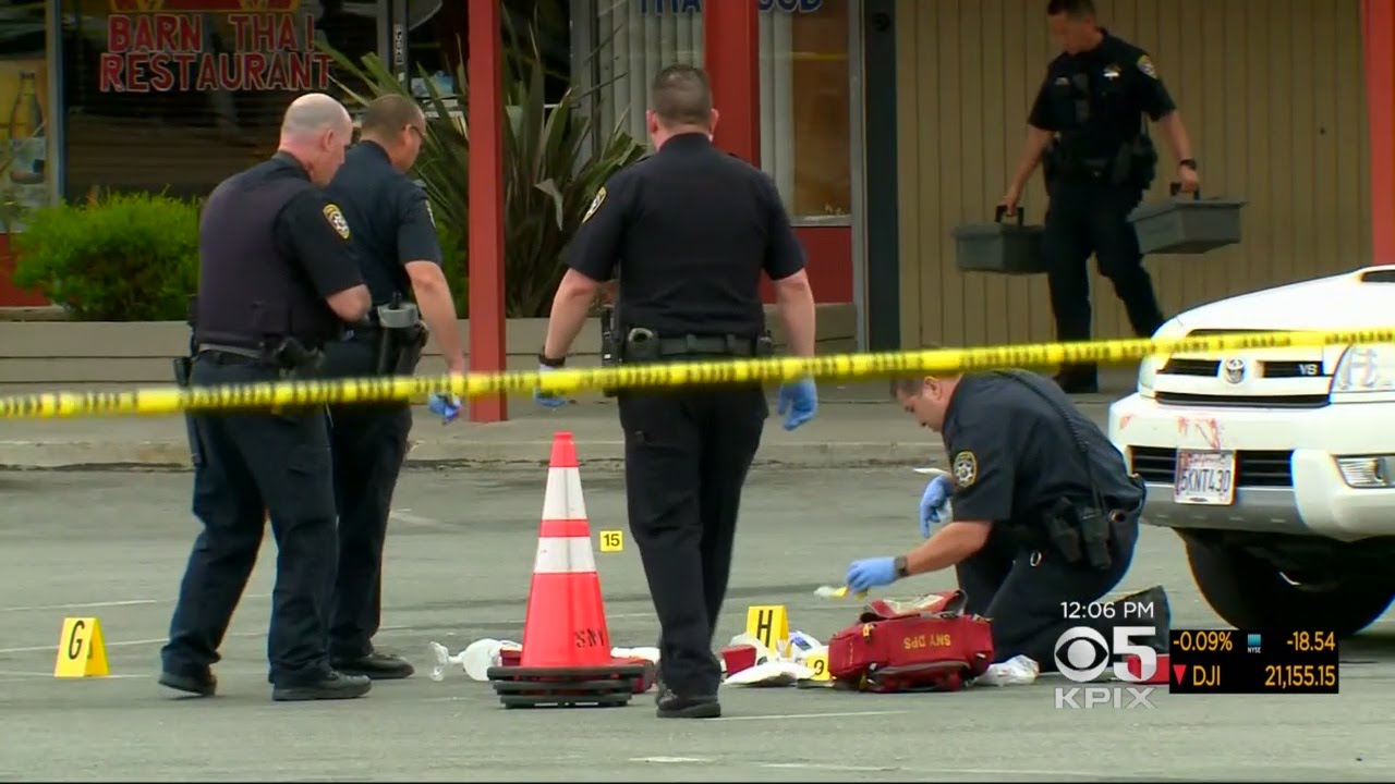 Police Investigate Shooting In Sunnyvale Strip Mall Parking Lot YouTube
