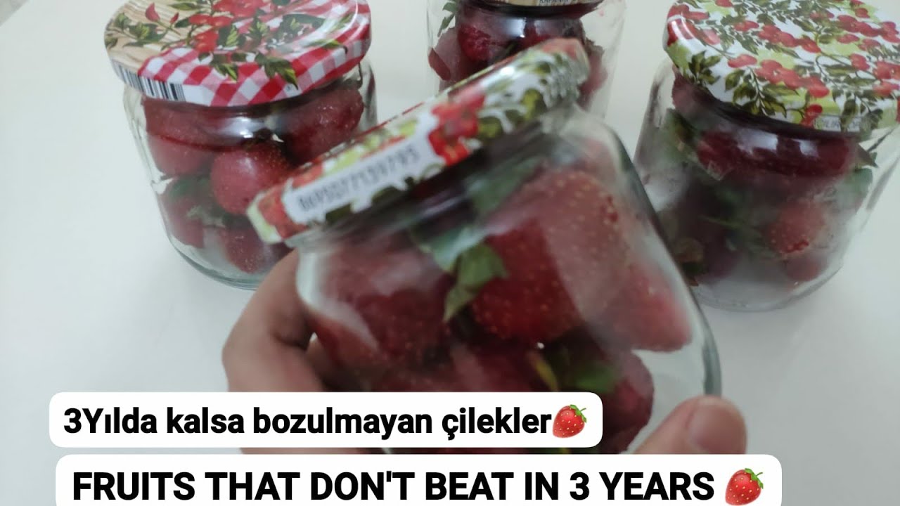 KIŞ HAZIRLIKLARI ???????? BOZULMAYAN ÇİLEK NASIL SAKLANIR? pratik tarifler recipes
