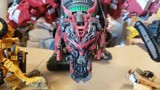 Devastator Transformers Studio Series SS DNA upgrade kit how to transform limbs ROTF 大力神變形金剛 透模玩