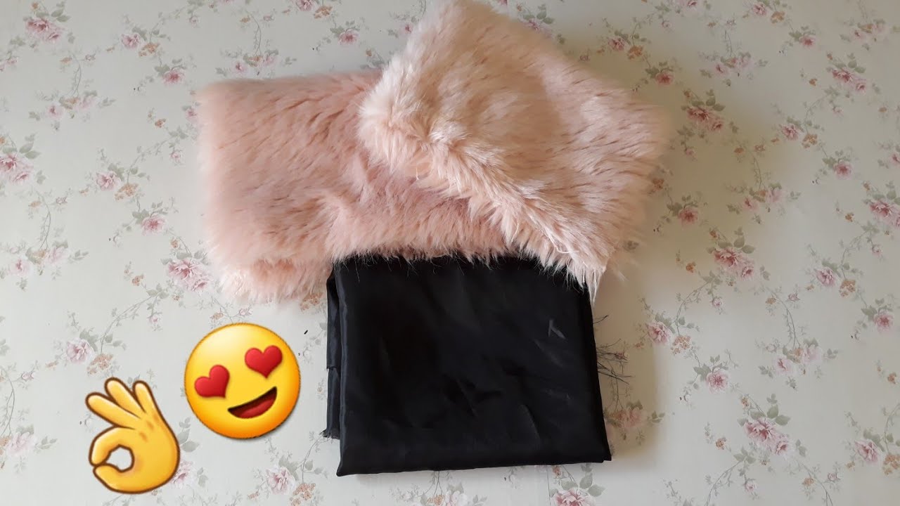 مثل المحلات👌خيطت موديل بالفرو والتبطين نتيجة رااائعة  😍 سهل جدااا