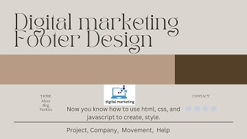 "Creating a Stunning Website Footer from Scratch | HTML & CSS Tutorial"@developeriyanshu651