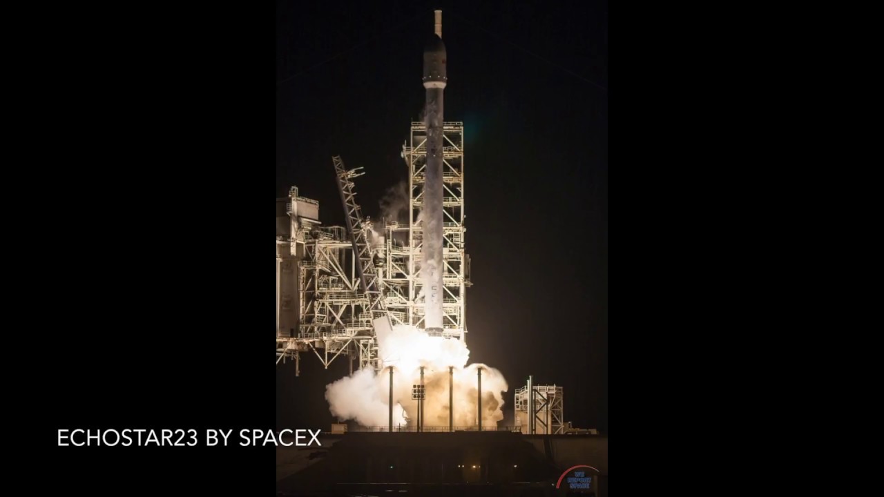 EchoStar23 launch sequence - YouTube