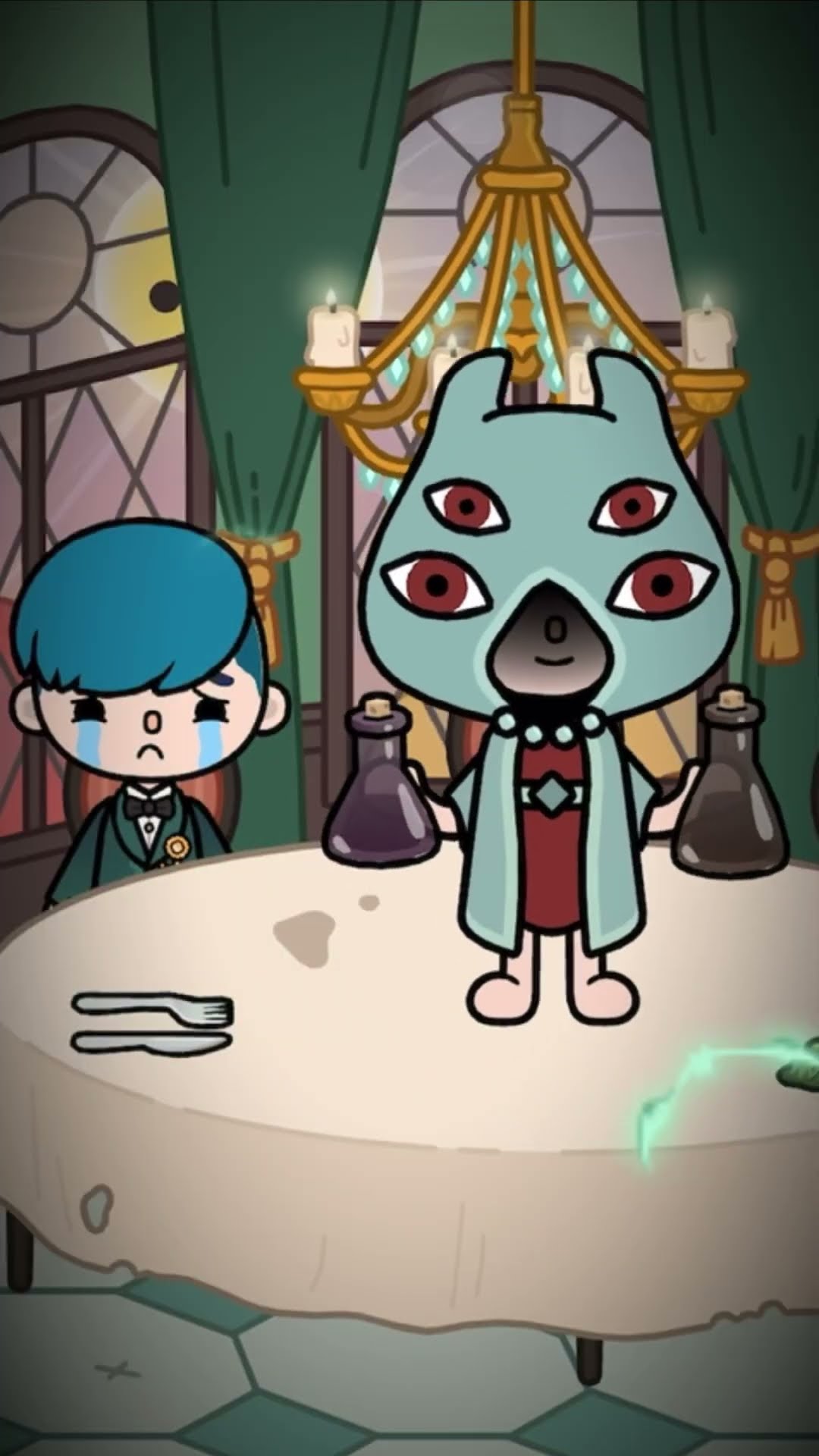 멸망한 세계 #shorts #스토리 #tocaboca #아려랑