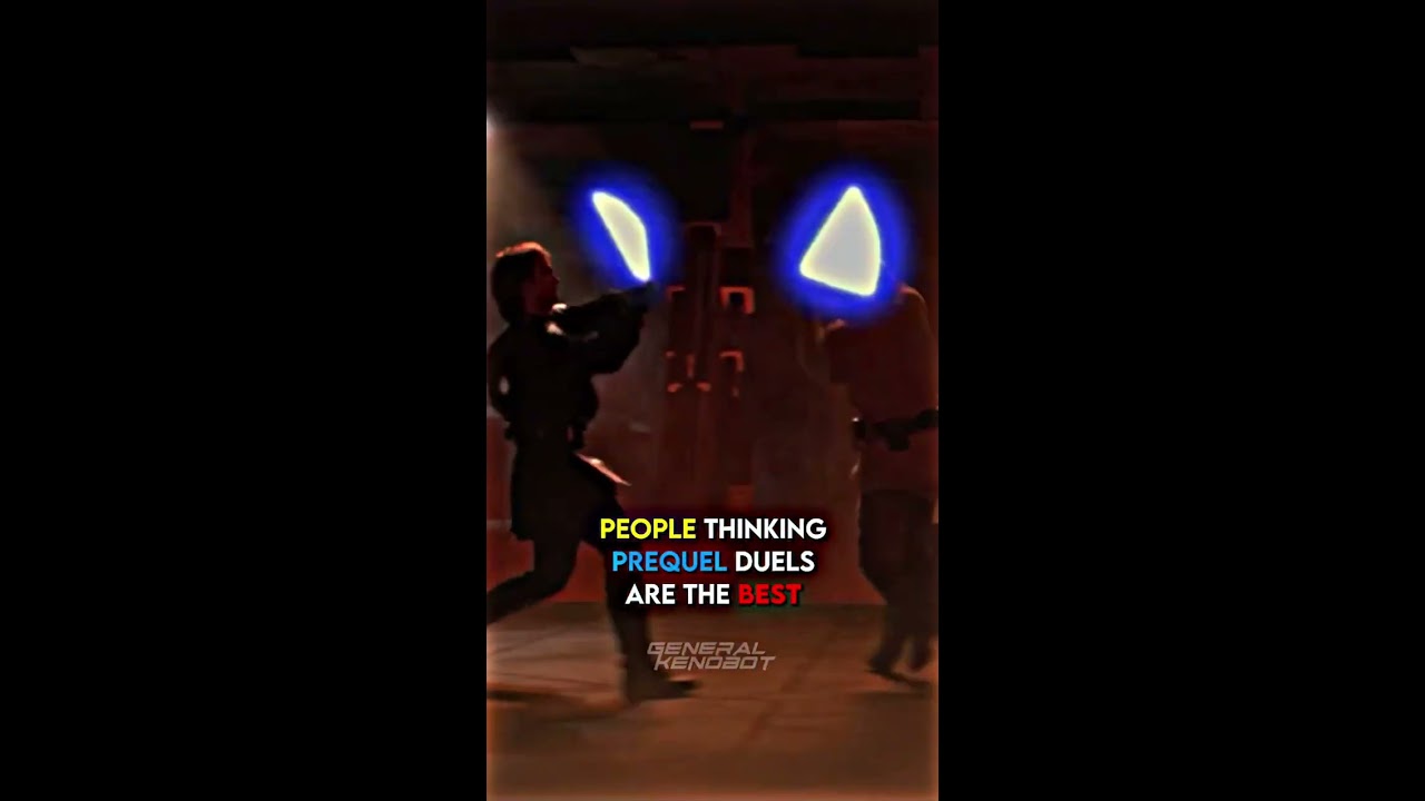 People Thinking Prequel Duels Are The BEST 