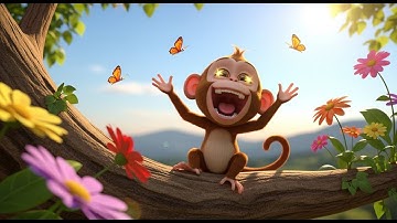 The Monkey Who Counted to Ten | Kids’ Educational Song