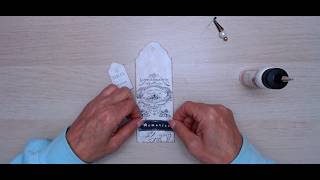 Relaxing Vintage Stamp Tags (beginner-friendly junk journal stamp tags ideas) | ASMR (no talking)