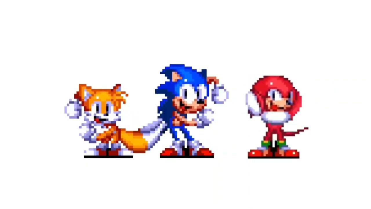 Classic Sonic, Tails & Knuckles dancing meme 10 ish minutes extended ...