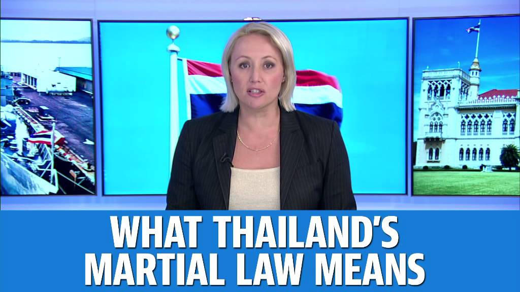 What does martial law mean for Thailand?