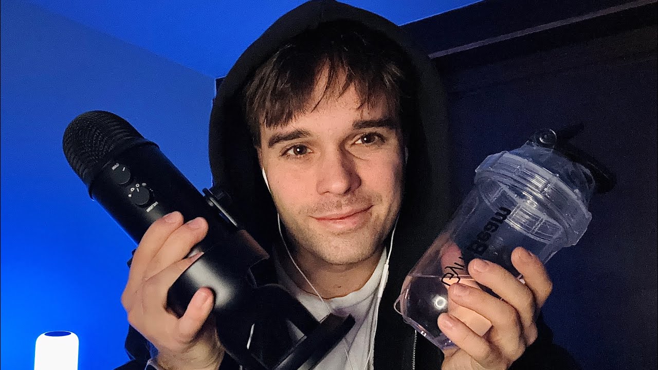 💧 LIQUID Sounds ASMR 💧Shaker + Water / ULTRA SOFT Whispering 💤😴