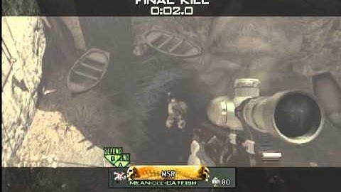 MW3 ZOOMLAND CLAYMORE  CANCEL TRICK SHOT on Seatown (MEAN-ole-CATFISH)