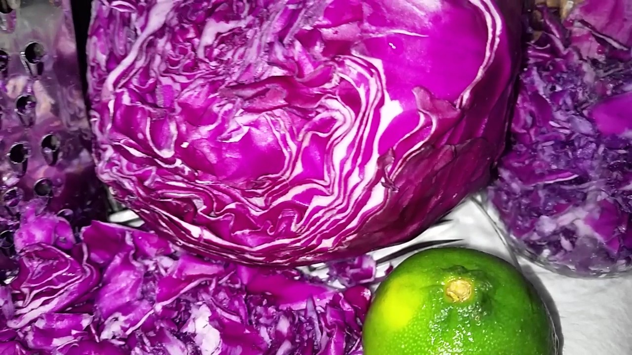 Purple Cabbage Spicy Pickle YouTube