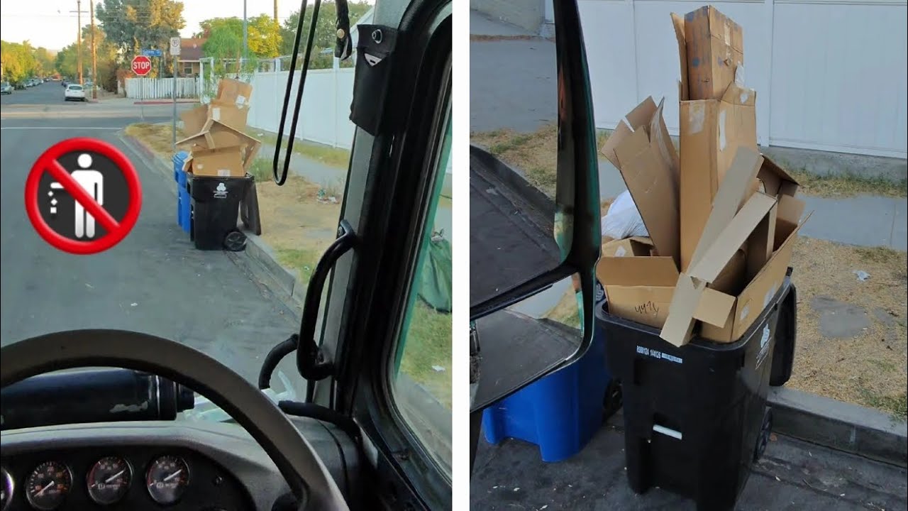 Garbage Truck Driver POV: Mission Impossible! Los Angeles Sanitation.