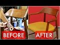 Refinish & Repair a Mid Century Walnut Chair