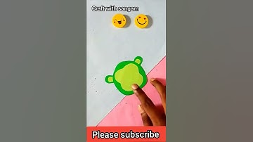 How to make monkey 🐵 craft idea with paper #shorts #youtube #craft