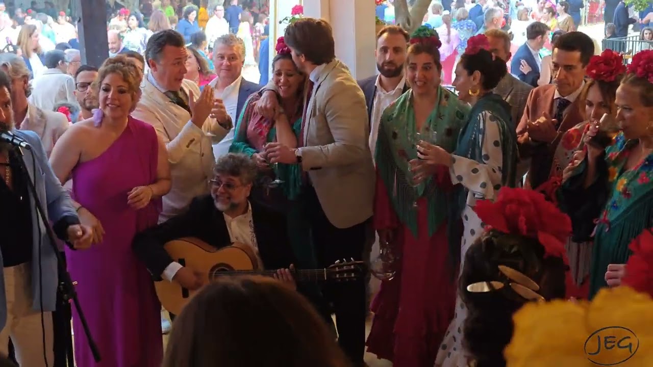 Rocío Parrilla y Juan de la Morena canta por Bulerías en la Caseta La Bota de Roble Jerez 2024