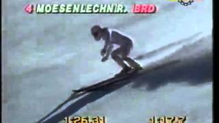 Regine Mösenlechner wins super-G (Vail 1989)